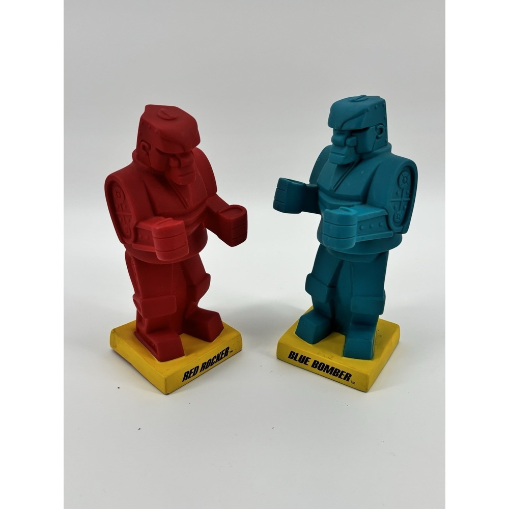 Funko Rock'Em Sock'Em Robots Wacky Wobbler Red Blue Bobbleheads Set